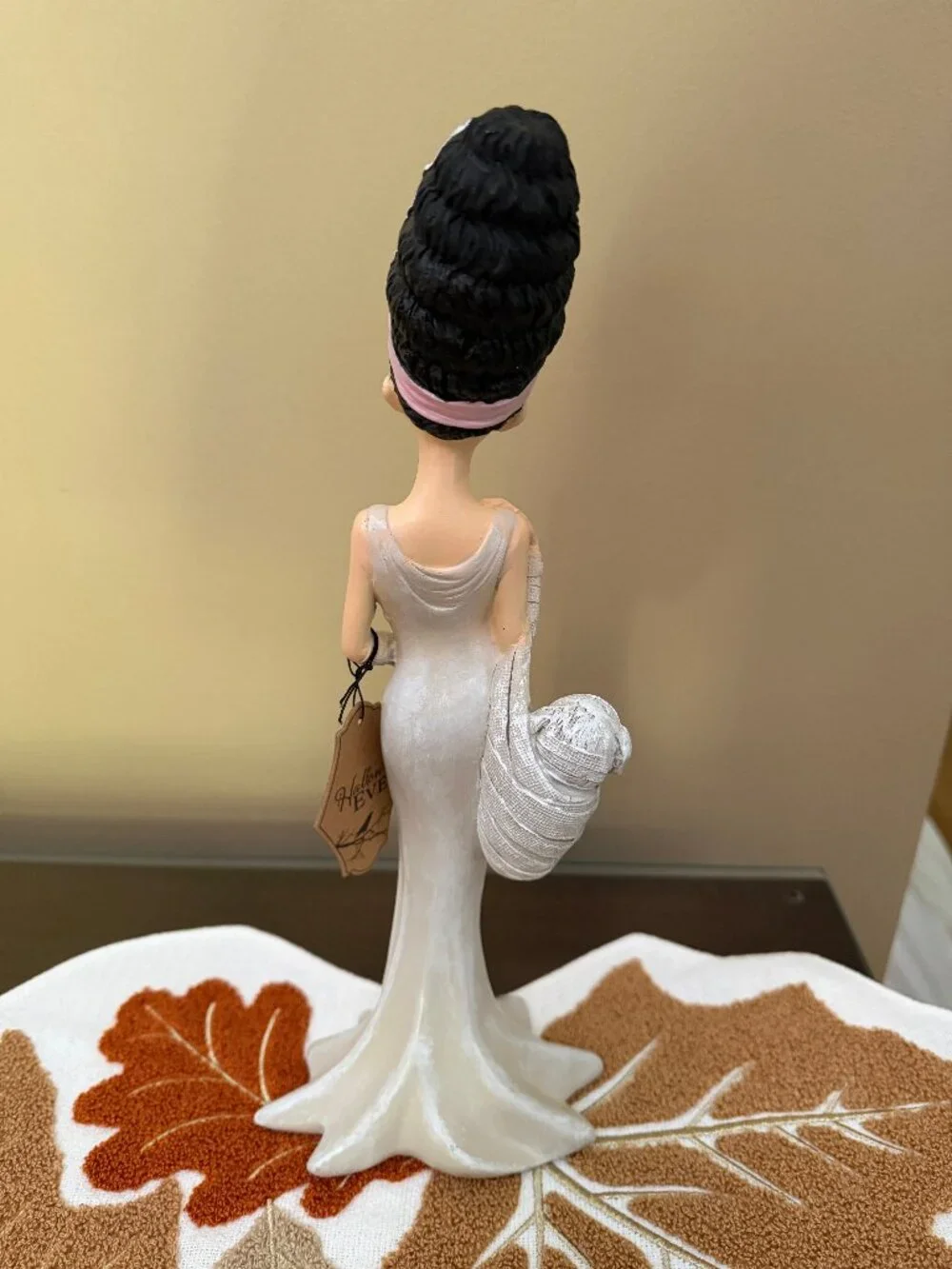 Hallow’s Eve Bride of Frankenstein w/ Mummy Dog Statue 14